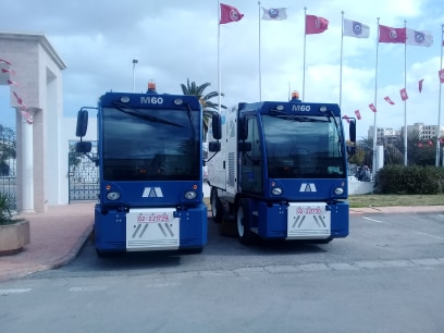 صور : بلدية بن عروس تعزّز أسطولها بشاحنتي كنس بتكنولوجيا ألمانية 